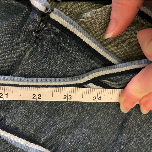 Old Navy Denim Halter Dress Y2K  Size 18 - Picture 10 of 12